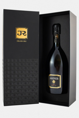 Шампанское Джипер Гранд Крю в подарочной упаковке, брют, белое, 0.75л