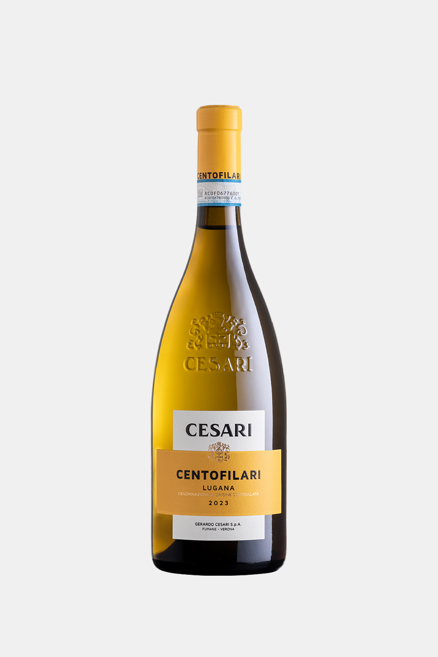 Вино Чезари Чентофилари Лугана, DOC, белое, сухое, 0.75л