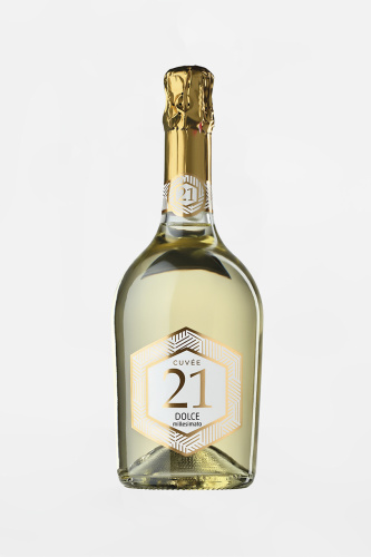 Игристое Вино 21 Кюве Дольче Миллезимато, белое, сладкое, 0.75л