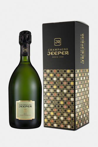 Шампанское Джипер Гранд Ассамбляж в подарочной упаковке, брют, белое, 0.75л