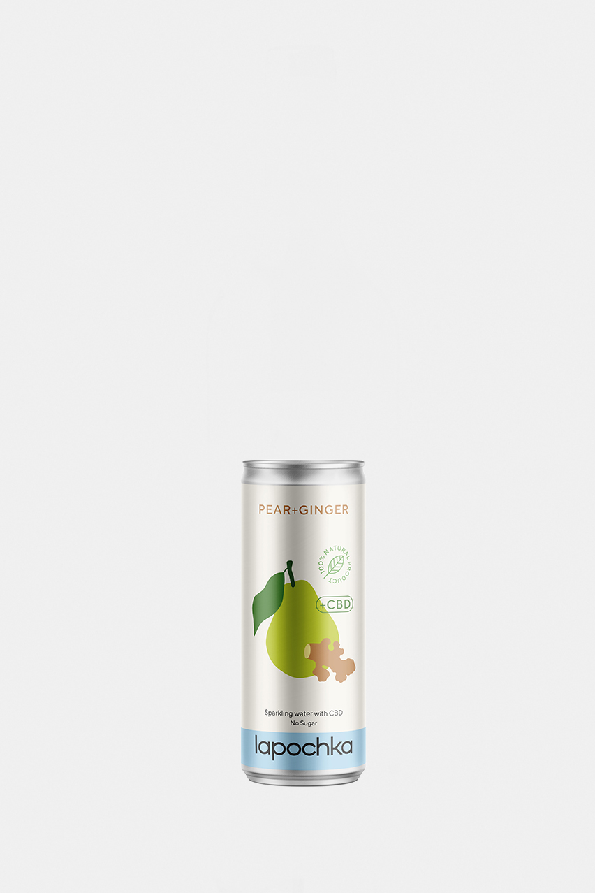 Витаминизированный напиток Лапочка Груша, Имбирь, 0.33л