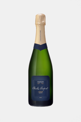 Шампанское Шарль Коке л`Элеган Гран Крю, брют, белое, 0.75л