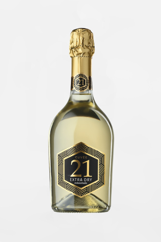 Игристое Вино 21 Кюве Экстра Драй Миллезимато, белое, сухое, 0.75л
