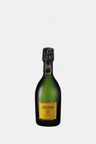 Шампанское Джипер Гранд Резерв Блан де Блан, брют, белое, 0.375л